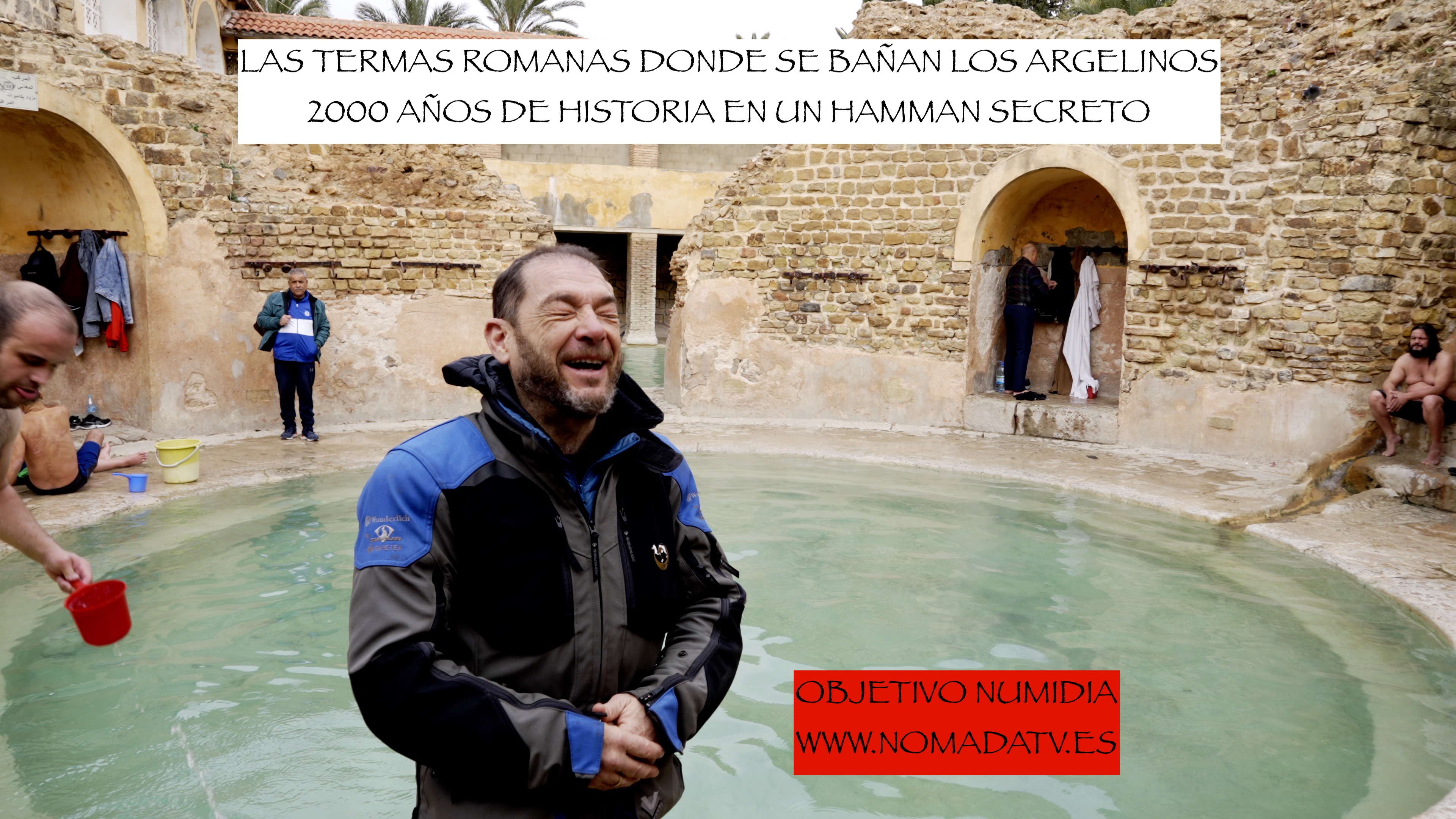 9 Argelia. Las termas romanas donde se bañan los argelinos