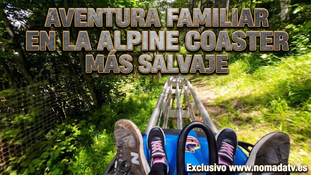 Aventura salvaje en la Alpine coaster...