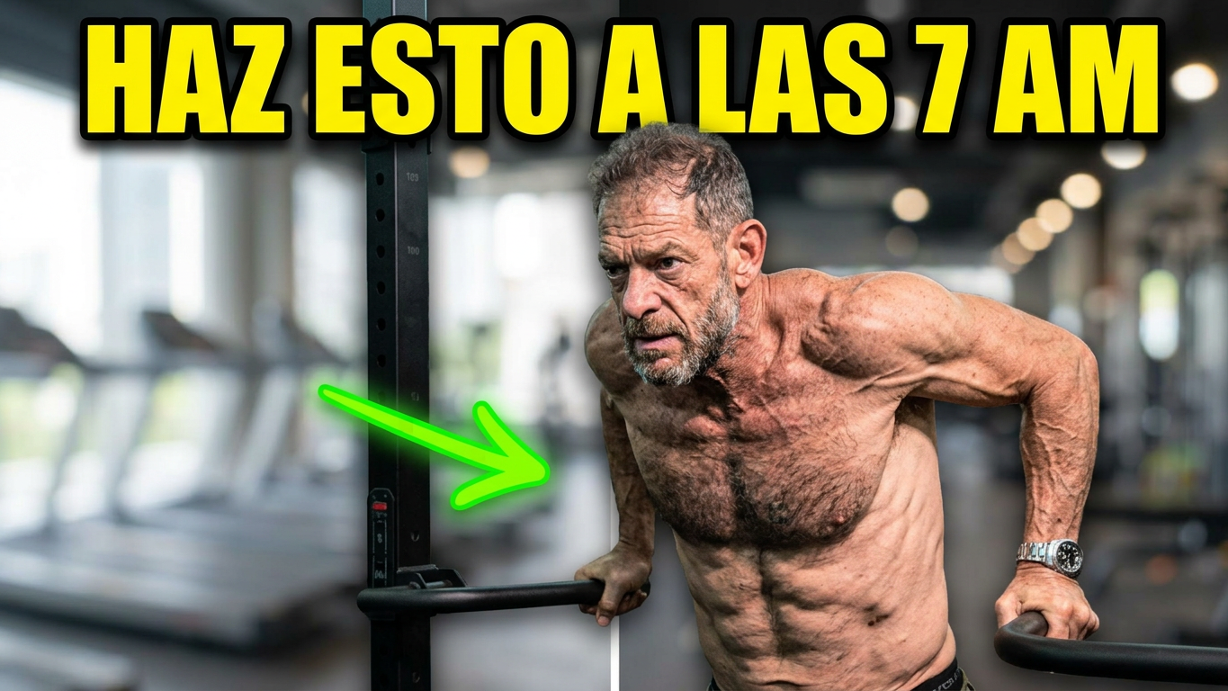 Fondos en gym doméstico, rack del Decatlón