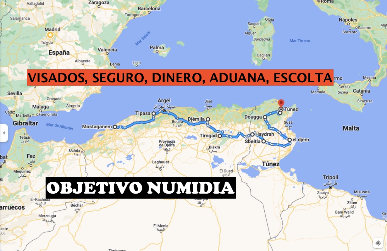 Viaje a Argelia: visados, seguros, moneda, aduana, escolta