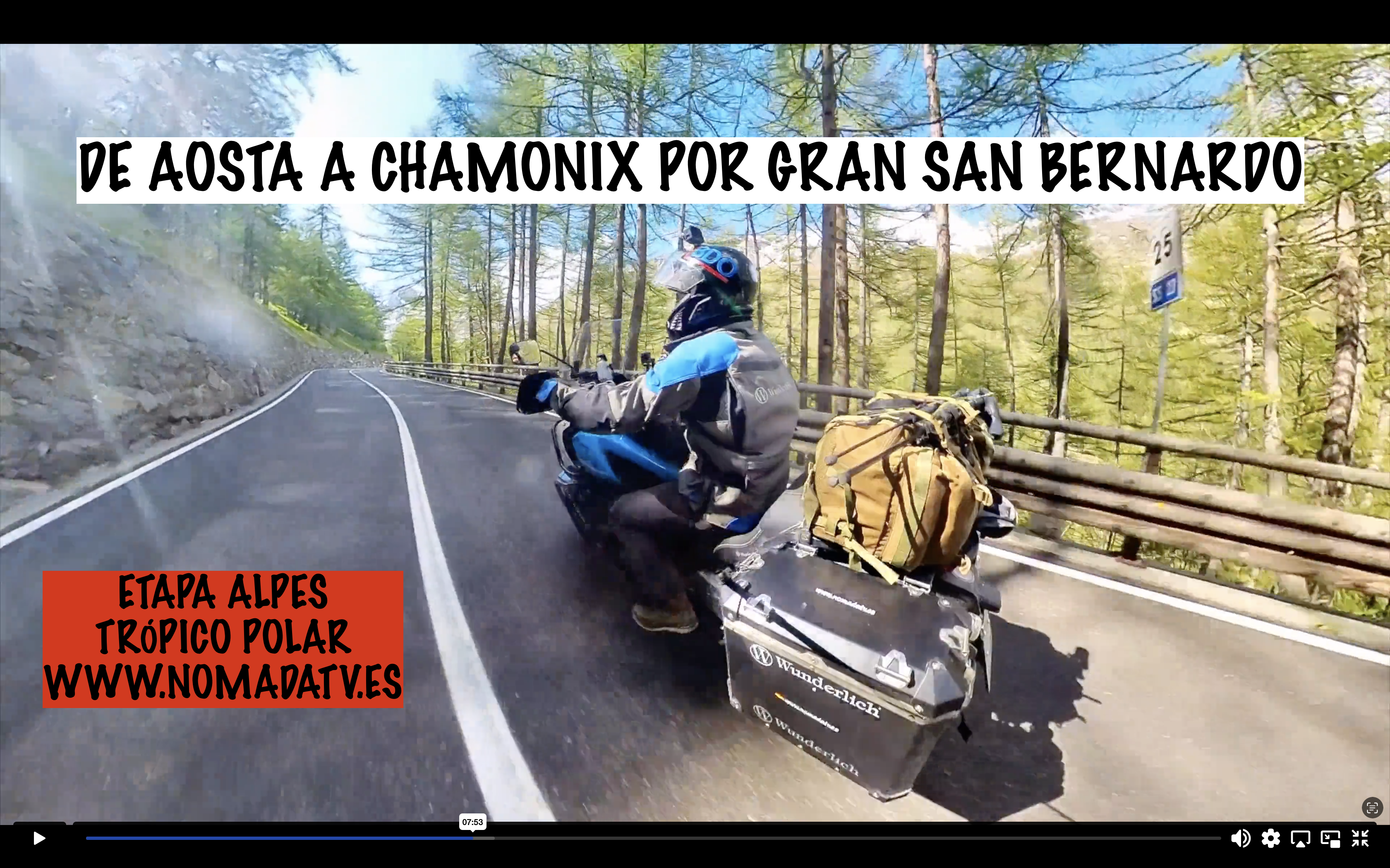 10. Alpes. De Aosta a Chamonix. Paso gran San Bernardo y Suiza