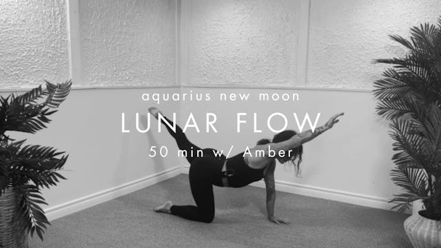 50 min LUNAR FLOW | New Moon in Aquarius