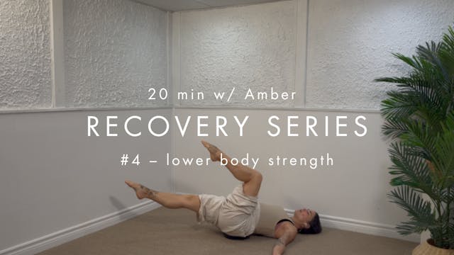 20 min RECOVER | Lower body strength