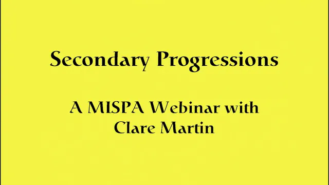 Secondary Progressions