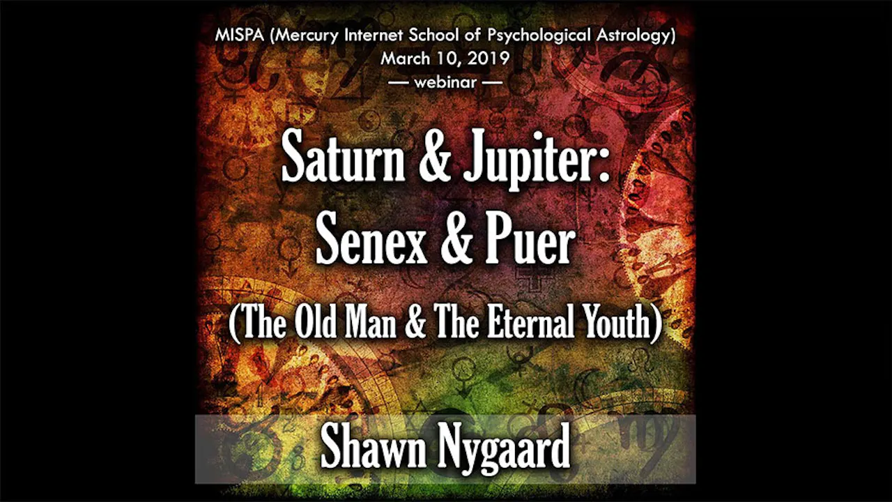Saturn and Jupiter: Senex & Puer