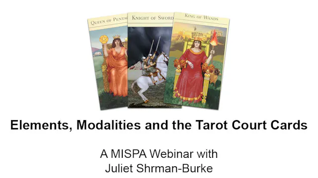 Elements, Modalities and the Tarot