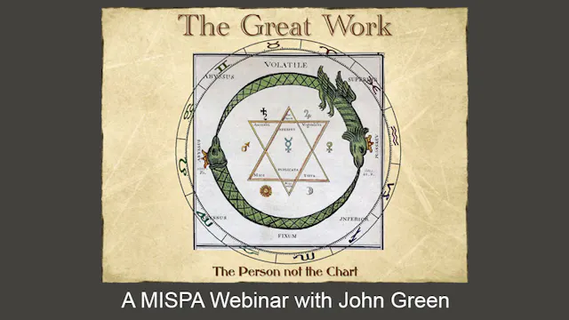 The Great Work – The Person not the Chart