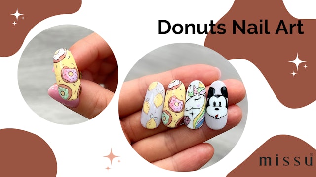 Donuts Nail Art