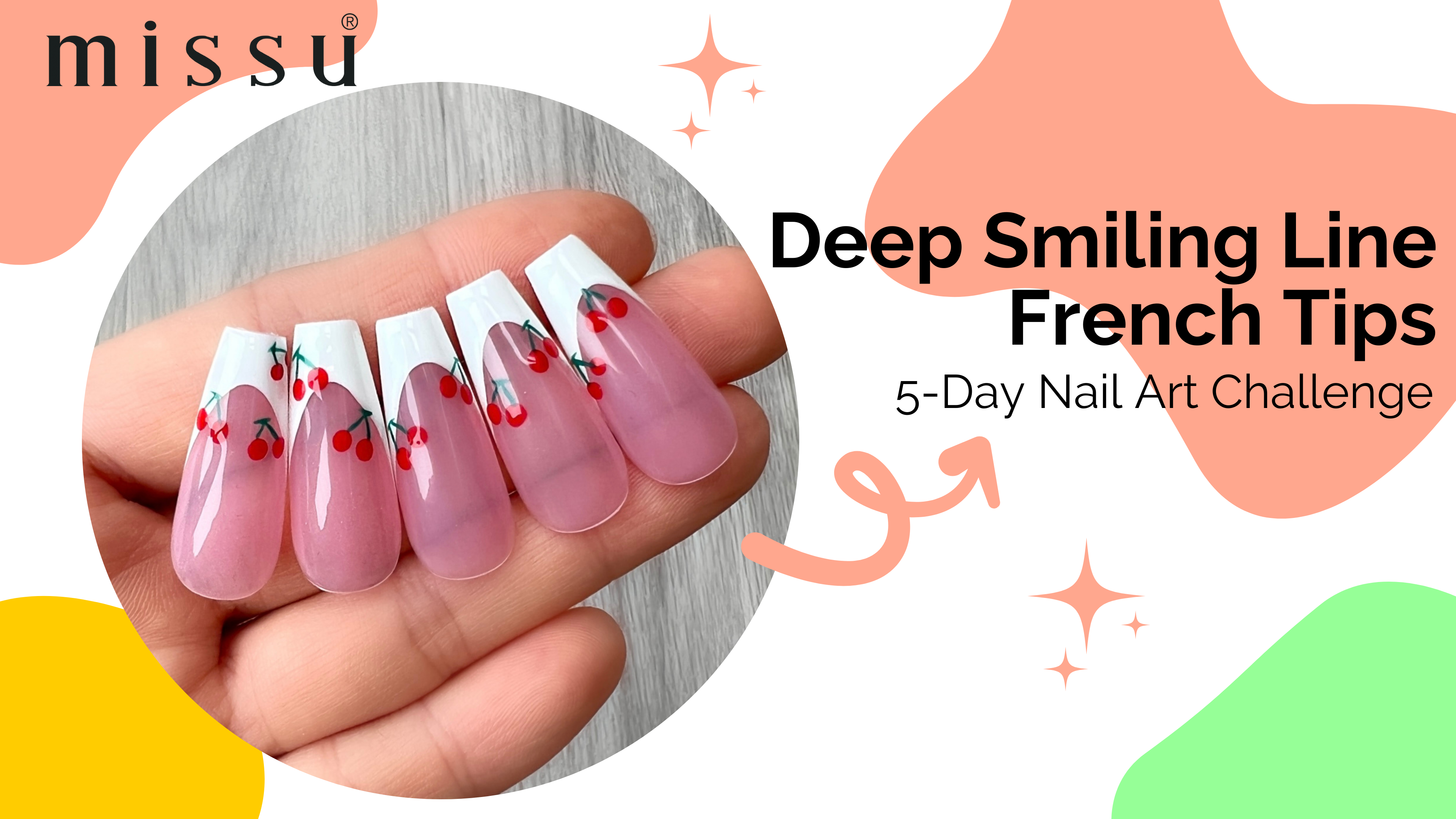 Deep Smiling Line French Tip