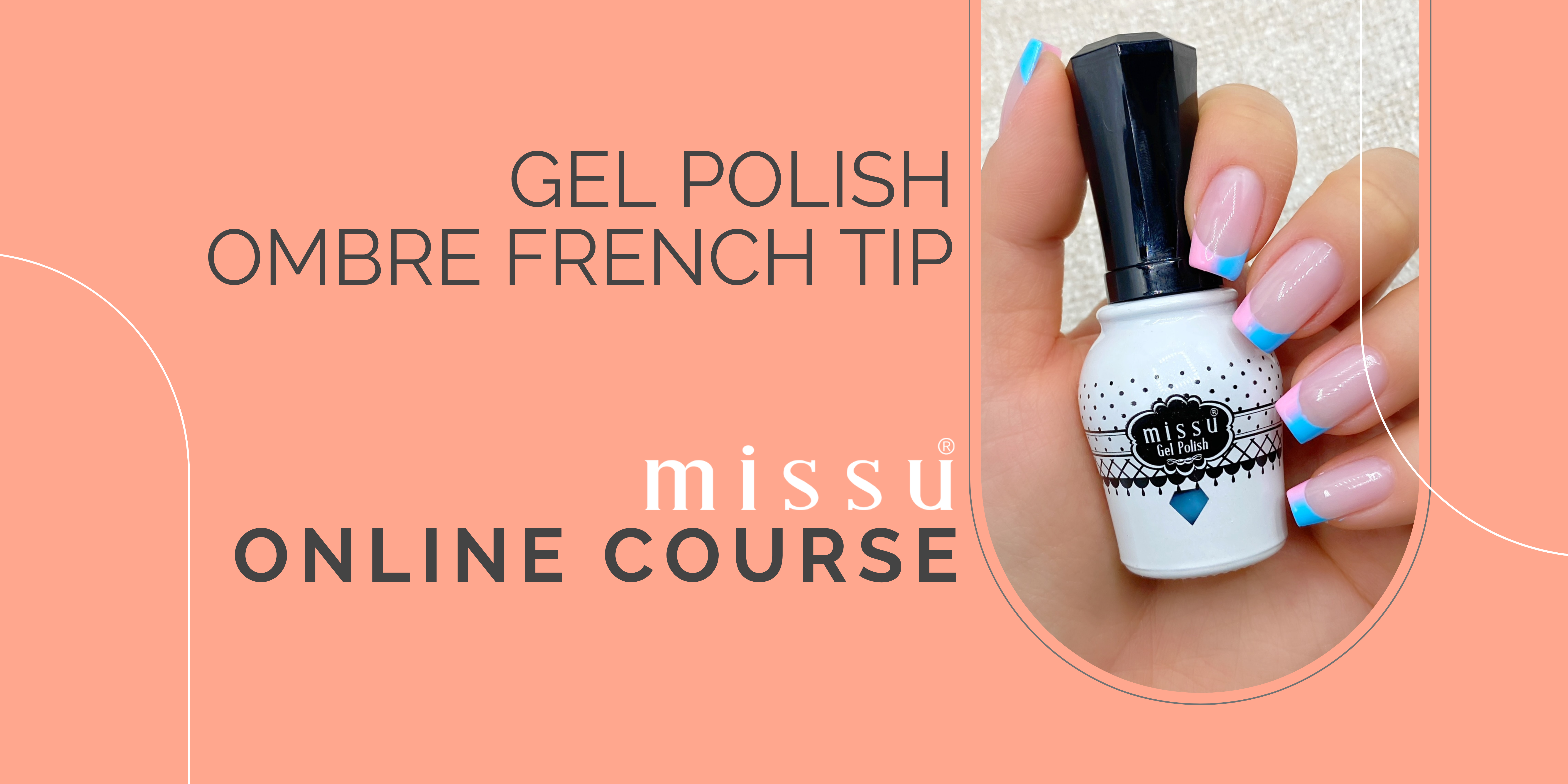 Ombre Gel Polish French Tip