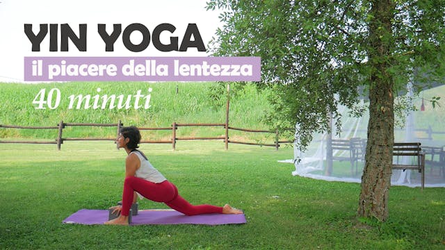 Yin Yoga - il piacere della lentezza 