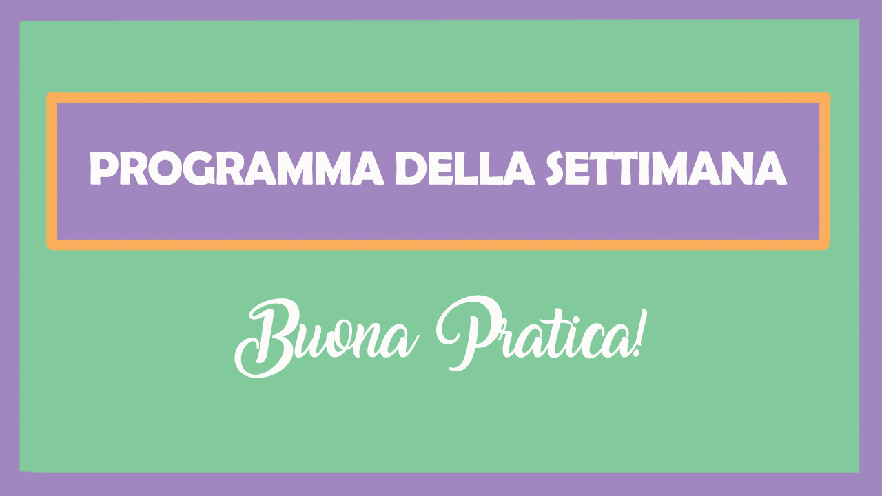 PROGRAMMA DELLA SETTIMANA dal 22 al 28 dicembre