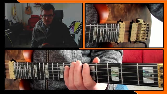 E Minor Pentatonic Scale, fret 12