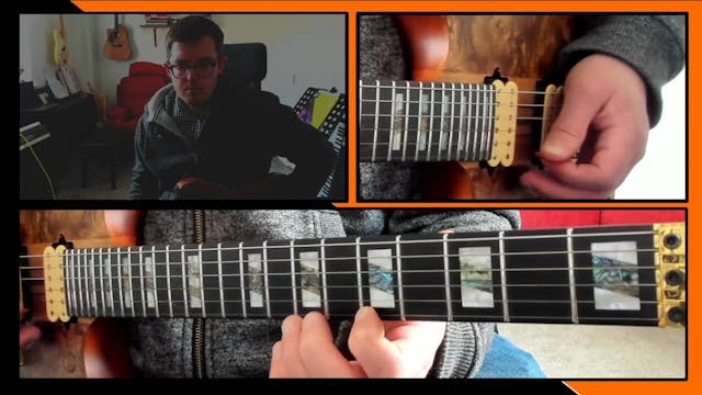 Major Scale, 2nd octave, string 3