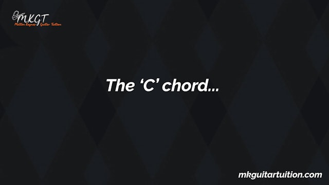 The C chord