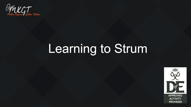 Learning to Strum