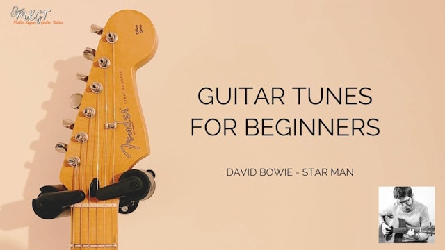 David Bowie Star Man Guitar Tutorial