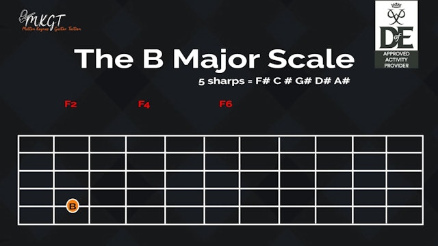 The B Major Scale