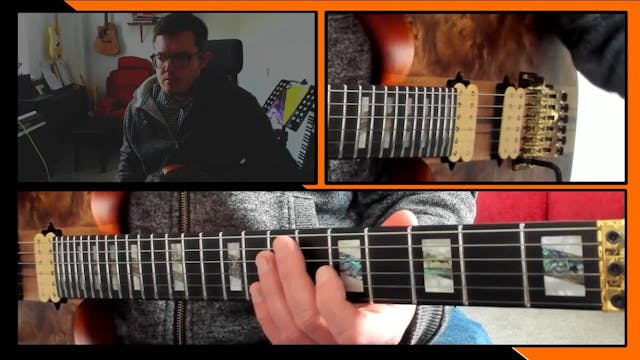 Major Scale, two octaves, string 6