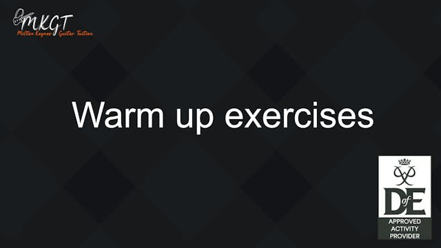 Warm up exercises (beginners & intermediate)