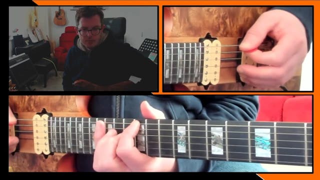 E minor Pentatonic Scale, fret 7