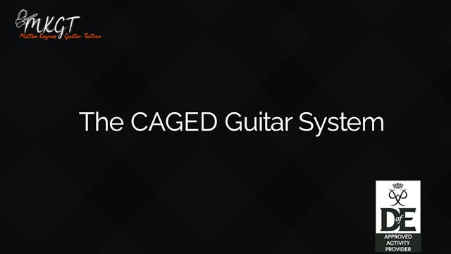 The CAGED Guitar System