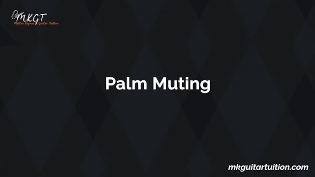 Palm Muting