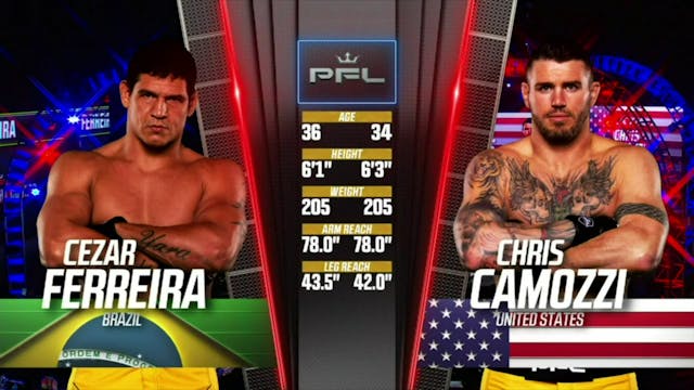 Light heavyweights Cezar Ferreira vs ...