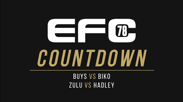 EFC 78: COUNTDOWN BUYS VS BIKO