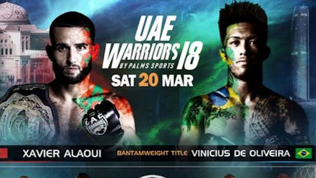 UAE Warriors 18 fight card