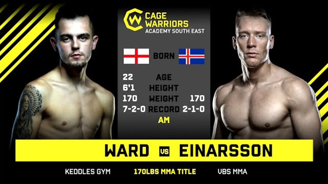 #CWSE23 - Ward vs Einarsson - Catchwe...