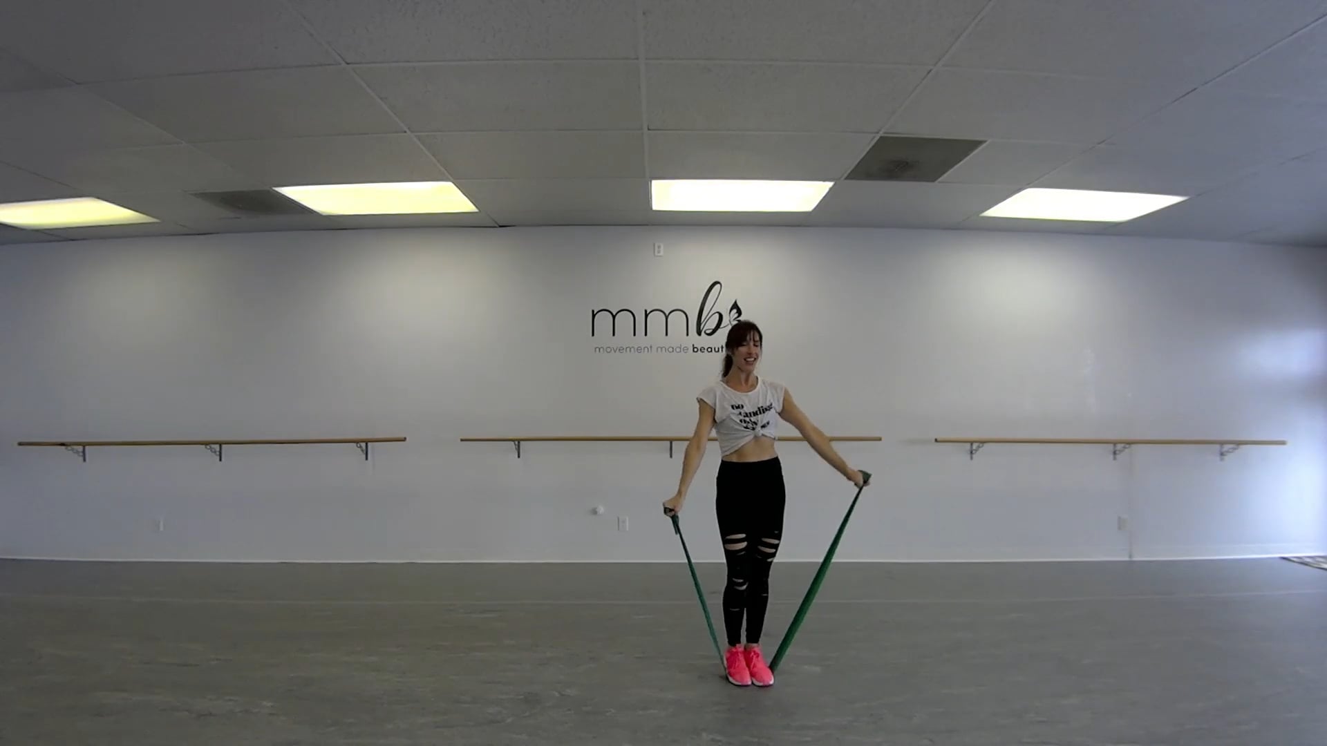 Snoop Dog-Theraband Tricep and Leg Routine