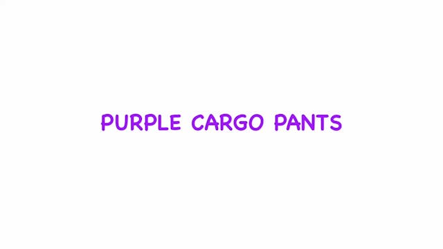 07 Eggs - Purple Cargo Pants (Officia...