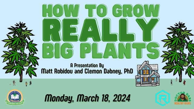 How to Grow REALLY Big Plants (With Matt Robidou and Doctor Dabs)