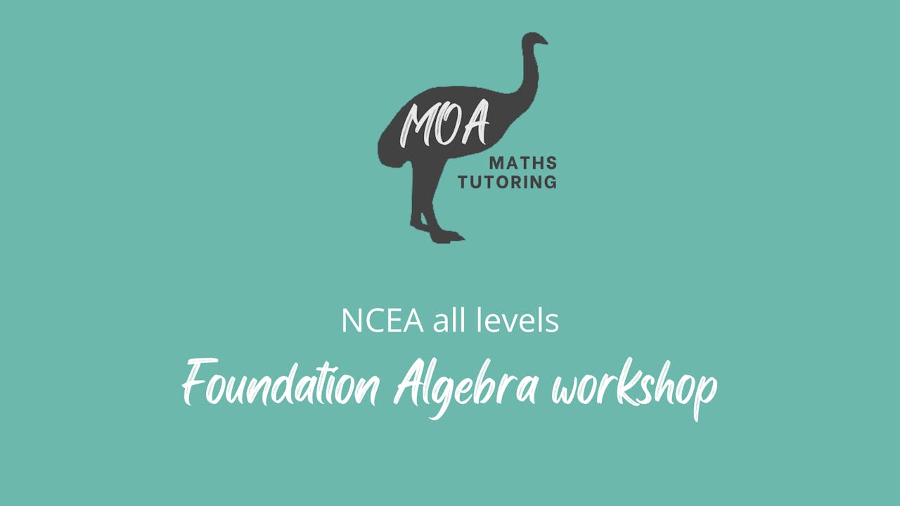 Foundation Algebra skills - all levels