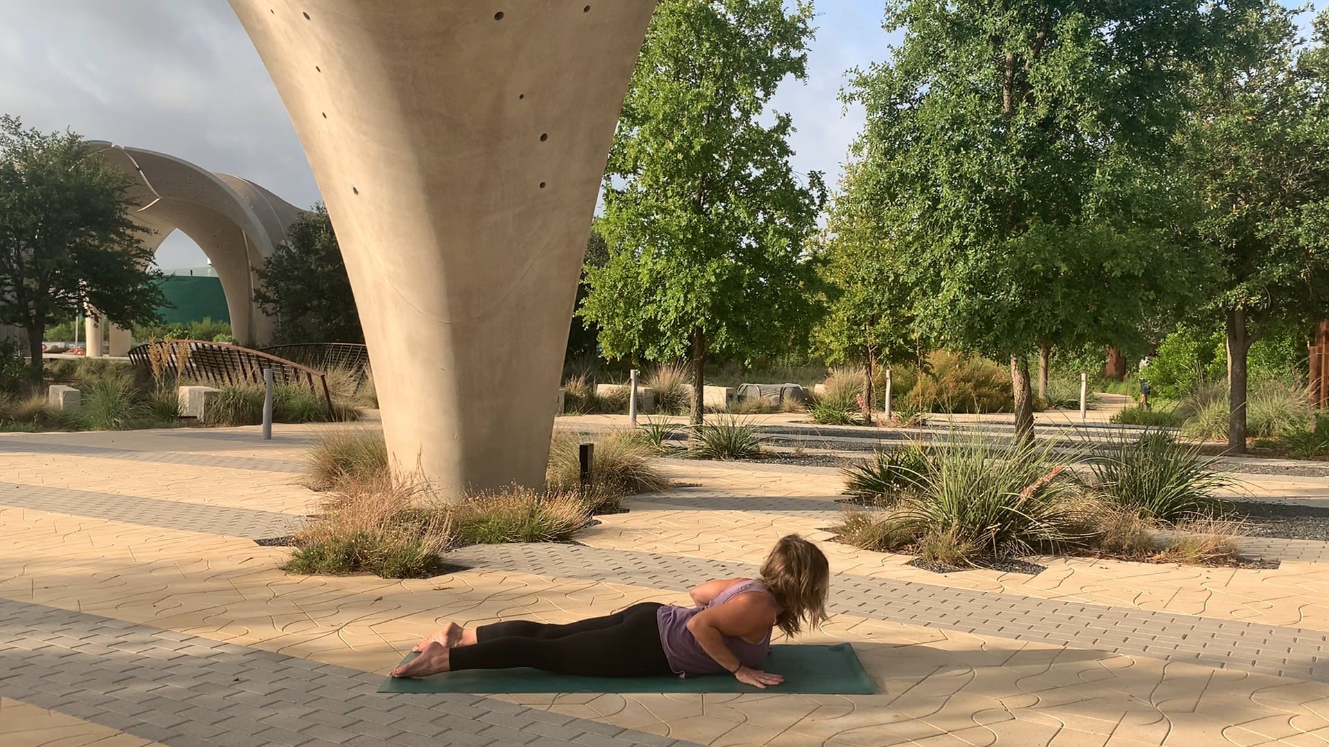 Heart Opening Flow into Dancer Pose