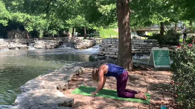Core Igniting Flow Into Crow Pose