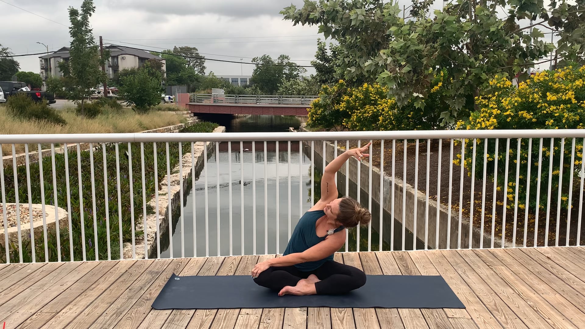 Shoulder Opening Flow into Eagle Pose
