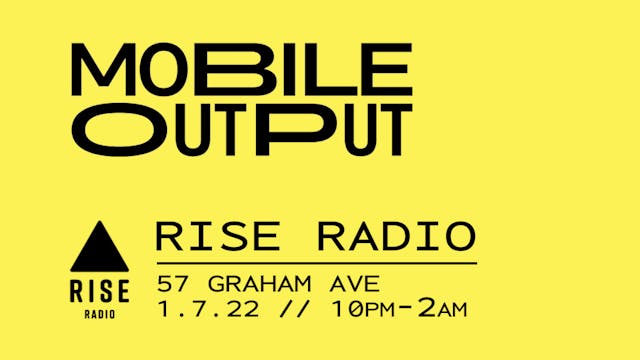 Rise Radio (Jan 2022)