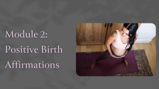 Module 2 Lesson: Positive Birth Affir...