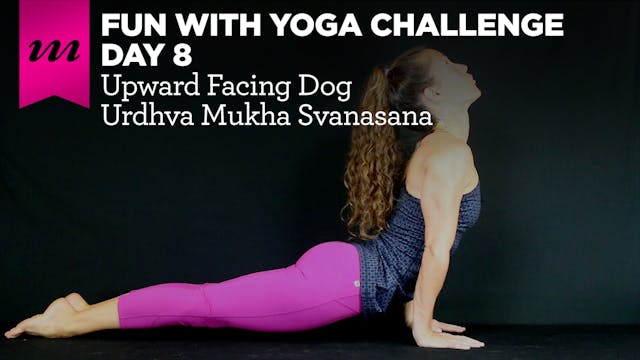 Fun With Yoga Challenge | Day 8 | Upward Dog