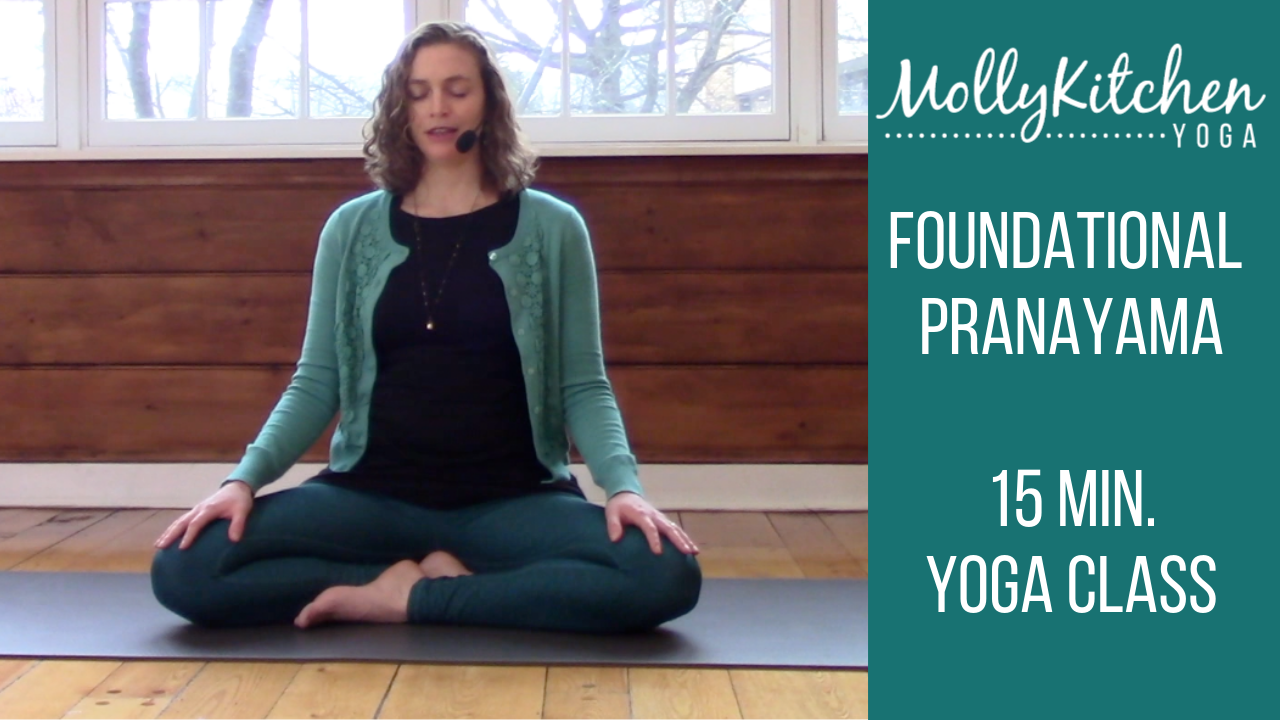 62. Foundational Pranayama 15 Minute Beginner Friendly Class