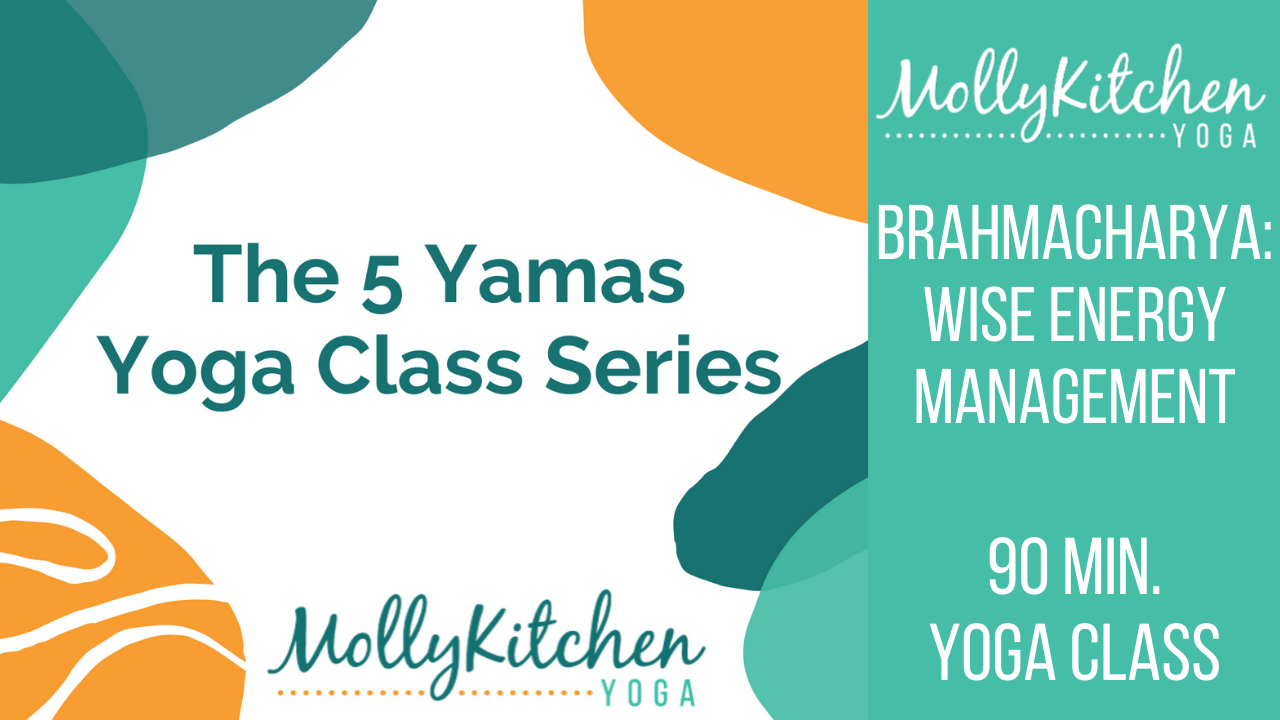 70. Brahmacharya (Responsible Energy Management) 90min Beginner Friendly Class