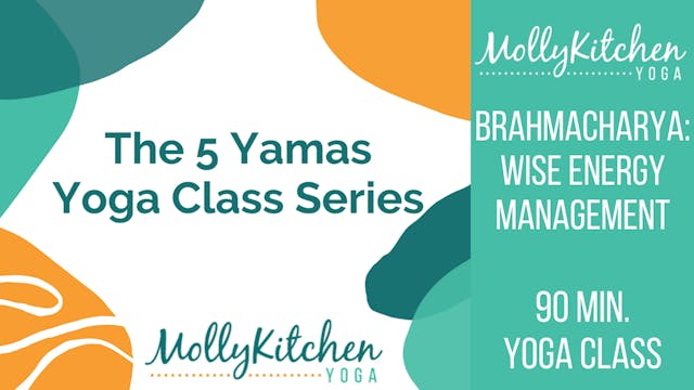 70. Brahmacharya (Responsible Energy Management) 90min Beginner Friendly Class