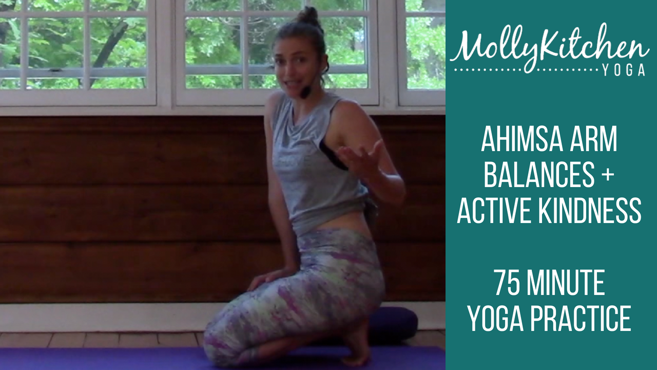 49. Ahimsa Arm Balances 75 Minute Advancing Class