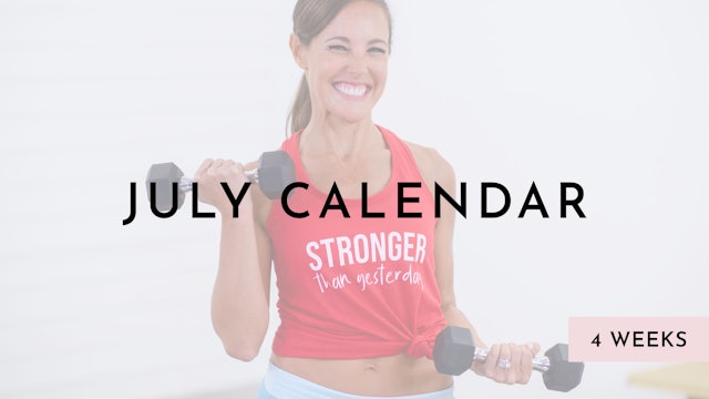 July Calendar: Watch First