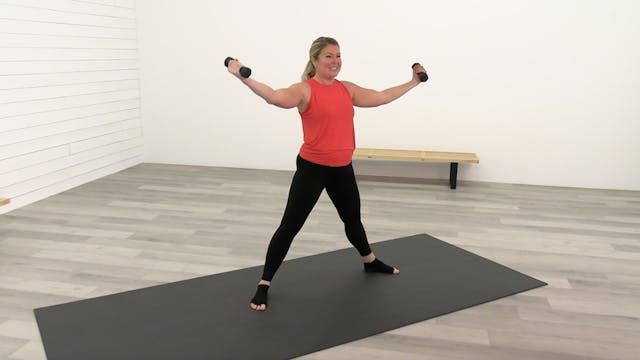 Standing Pilates with Weights