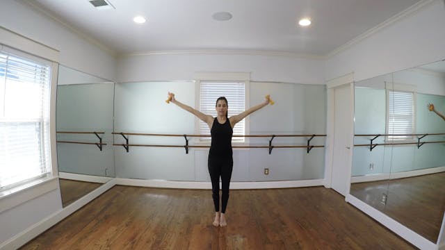 Upper Body "Curtsey Balance" OPTIONAL...