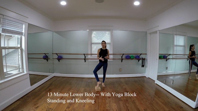 NEW! 13 Minute Lower Body Series with a Yoga Block