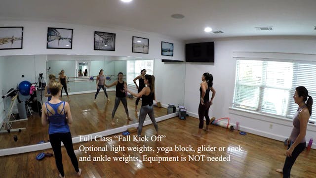  "Fall Kick Off" Full Body Class